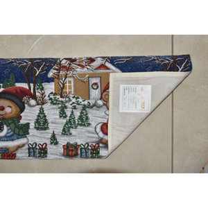 Best Quality Decorative Polyester Table Runner Mat Wrinkle Free Easy Care for Kitchen and Dining Use Available For Sale - Product Image 3