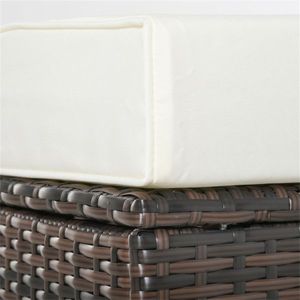 Tavolino da Caffè in Rattan, Elegante Arredo da Giardino per Vivere All'Aperto - Product Image 5