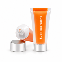 Tube cosmétique personnalisé D50 150 ml, emballage en tube compressible, crème pour le corps 2 en 1, tube à double compartiment avec bouchon à vis