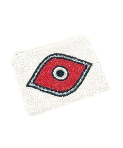 Hermosa Bolsa de Mano con Cremallera y Diseño MAHJONG QUEEN, Bordada a Mano con Cuentas, Joyería de Lujo y Alta Calidad - Product Image 2