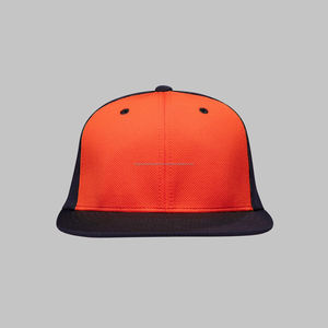 Cadre de logo de broderie 3D personnalisé de haute qualité 6 panneaux incurvé Bill Snapback Cap Sportif Style américain Tissu Matériel à carreaux - Product Image 5