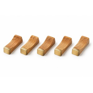 Juego de Reposapalillos de Madera y Latón con Diseño Abstracto Rectangular Tradicional Aqdus Saleem - Vajilla al por Mayor - Product Image 1