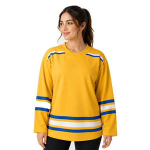 Fabricante de Camisetas de Hockey sobre Hielo para Mujer, Camiseta Deportiva con Cuello en V, Manga Larga, Venta al Por Mayor - Product Image 1