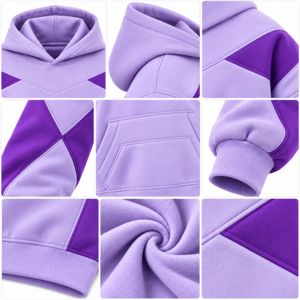 Sudadera Unisex Negra con Bloques de Color, Estilo Pullover, Manga Raglán, Bolsillo, Forro Polar, 100% Algodón, Felpa Francesa, Secado Rápido - Product Image 4
