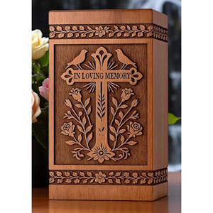 Decorative Wooden Keepsake Urn <b>Set</b> for Family Sharing urn Memorial Keepsake urn by AYAANS - Product Image 3