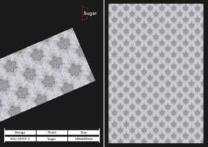 Carreaux muraux en céramique 300x600mm pour salle de bain et cuisine, finition brillante ou mate, surface sculptée effet sucre, design intérieur luxueux. - Product Image 3