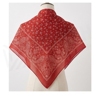Pañuelo de Seda Cuadrado para Mujer, Estampado Floral, Elegante, Multifuncional, Accesorio de Moda para Todas las Temporadas - Product Image 2