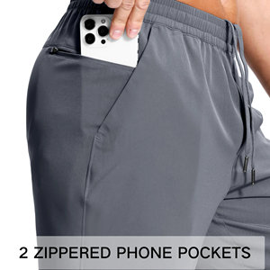 Pantalones cortos de tenis profesionales para hombre con bolsillos profundos, tela ligera y transpirable de alto rendimiento, ropa deportiva de secado rápido para gimnasio - Product Image 4