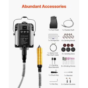 Smerigliatrice Elettrica a Flessione da 1000W, 30.000 RPM, Macchina per Incisione Multifunzione, Set di 31 Utensili per Incisione - Product Image 4