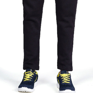 Pantalones Deportivos Negros de Algodón para Hombre EMIKO INDUSTRY, Cintura Elástica con Cordón, Estilo Casual, Bolsillos Laterales, Transpirables, Forro Polar para Invierno - Product Image 4
