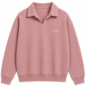 Sweat-shirt de sport à col rond et manches longues en coton 100% épais grande taille avec logo personnalisé - Product Image 3