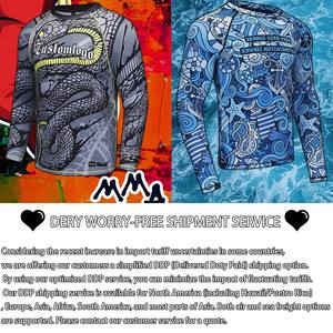 Camiseta de Protección Solar Personalizada para Hombre, Talla Grande, UPF 50+, Manga Larga, Traje de Baño para Surf, MMA, BJJ, Jiu Jitsu - Product Image 4