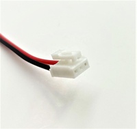 Arnés de cableado eléctrico personalizado UL1007 24AWG JC25 H20Y1-NP rojo y negro, marca LITE, con conductor de cobre de 70/90 mm de longitud