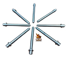 Jewelry Diamond Pneumatic 4 facet Diamond Dull Point Hammering Pin <b>Tool</b> for Gold Silver - Product Image 4