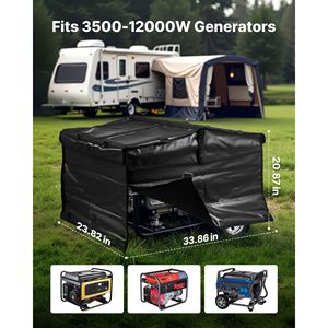 Funda Impermeable Universal para Generador de 34 x 24 x 21 Pulgadas, Compatible con la Mayoría de los Generadores Portátiles de 3500 a 12000 Vatios, Accesorios para Generadores - Product Image 2