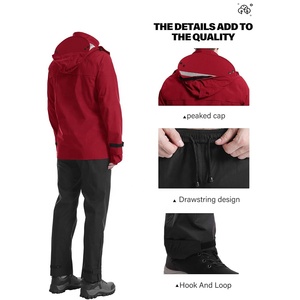 Breathable Casual Rain Suits with Personalized <b>Logs</b> and Labels Durable Materials, and Wear-Resistant Construction for Urban Wear - Product Image 5