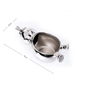 Fabricante OEM ODM de Cubos de Hielo de Metal Hechos a Mano para Hoteles de Lujo, Resorts, Restaurantes, Bares y Empresas de Catering, en Aluminio - Product Image 1