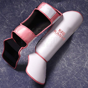 Espinilleras de Cuero PU de Alta Calidad con Diseño Duradero, Material Transpirable, Antideslizantes y Ligeras para Práctica de Boxeo - Product Image 3