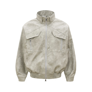 Vente directe d'usine - Manteau d'hiver pour homme, doublé de fourrure et en polaire, veste de travail, costume en coton - Product Image 3