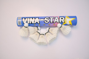 Vina-Star Professional Goose Feather Shuttlecock with PU Cork Head, Stable Flight and Tournament Level Performance - Product Image 3