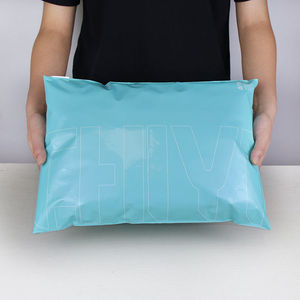 Bolsas de Correo Ecológicas Biodegradables de Poliéster con Asas, Impresas con Folleto Promocional para Envío Exprés, con Práctico Bolsillo - Product Image 5