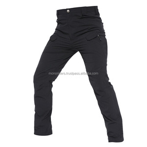 Men's High Waist <b>Cargo</b> <b>Work</b> <b>Pants</b> Woven Jogging Hiking Casual Flat Front Outdoor Leisure Style Straight Plain Dyed Quick Dry - Product Image 3