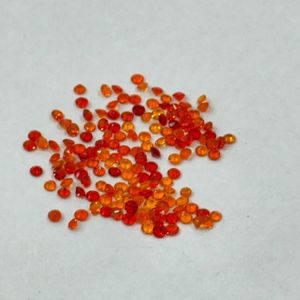 Fine Quality Natural Mexican <b>Fire</b> Opal Round Cut 3mm Calibrated Loose Orange Opal Gemstones Untreated Wholesale Grade <b>Stone</b> - Product Image 4