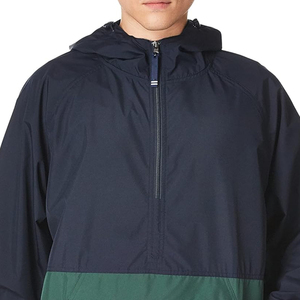 Wholesale Factory <b>Light</b> Weight Breathable <b>Waterproof</b> Windbreaker <b>Jacket</b> Casual Sportswear with Hooded Collar and Zipper Closure - Product Image 4