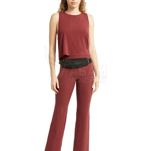 Vêtements de sport sans manches Nouveau style Débardeurs pour femmes En stock Coton Polyester Fabriqué Débardeurs pour femmes - Product Image 2