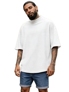 Bangladesh Supplier Stylish Men's Plus Size Heavy Weight Oversized Printed Short Sleeve 100% Cotton Jersey Breathable Premium - Product Image 5