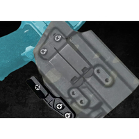 Kit de fixation Kydex pour holster de transport dissimulé IWB, accessoire d'aile d'holster tactique, ensemble de quincaillerie de rétention réglable
