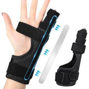 Attelle de maintien du petit doigt en aluminium détachable avec maille respirante et réglable pour stabilisation de la main - Product Image 2