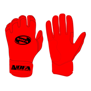 Gants de frappeur de baseball en cuir véritable Pro, ambidextres, fermeture à boucle, rembourrés, respirants, antidérapants, personnalisables - Product Image 4