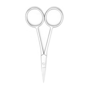 Ciseaux à sourcils droits en acier inoxydable, haute précision, professionnels, durables, pour la beauté et la manucure - Product Image 2