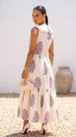 Nouvelle Collection 2023 – Robe Longue Bohème Chic pour Femme, Écologique, Imprimé Floral, Tie-Dye, Style Gypsy, en Viscose et Dentelle, Motif Léopard