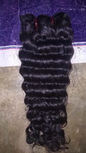 มัดผมคน100% เนื้อเรียบไม่พันกันน้ำหนักเบาผมชาวอินเดียสองชั้น100% ต่อผมมนุษย์ที่ยังไม่ผ่านกระบวนการ - Product Image 3