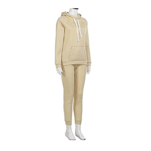 Conjunto Deportivo Informal con Capucha para Hombre, Sudadera de Manga Larga de Color Sólido y Pantalones Jogger Largos, Conjunto de 2 Piezas - Product Image 5