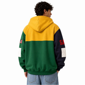 Sudadera con capucha Valley Dreams para hombre, con cremallera, estilo urbano, con bloques de color, de poliéster y algodón, tejido French Terry, oversize, para otoño - Product Image 5