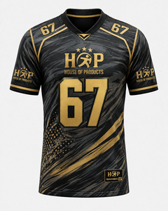 Camiseta Deportiva al por Mayor para Hombre, Estilo Fútbol Americano, Personalizada con Sublimación, Cuello en V, Absorbe la Humedad - Product Image 6