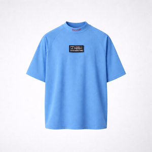 T-shirts surdimensionnés vintage pour hommes en coton 100% de haute qualité, couleur personnalisée, patchs logo personnalisés, impression sérigraphique, tricotés - Product Image 2