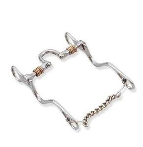 2026 Mors de cheval Western à joint coulissant à rouleaux en cuivre, couleur argent, pour bride d'équitation, 100% Qualité Supérieure - Product Image 1