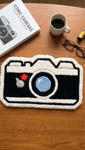 Alfombra Decorativa Única y Creativa, Hecha a Mano con Lana, Antideslizante, con Patrón Geométrico, Suave y Afelpada, para Dormitorio o Sala de Estar - Product Image 5