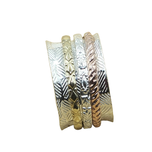 Handmade Spinner <b>Ring</b> 295 Silver Brass Copper Wide Band Meditation <b>Ring</b> Textured Pattern <b>Statement</b> Jewelry Gift for Women Unisex - Product Image 1