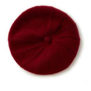 Boina de Lana Cálida para Mujer, Gorro de Invierno Estilo Artista, Boina Vintage Lisa de Color Sólido, Gorros Elegantes de Invierno para Dama - Product Image 6