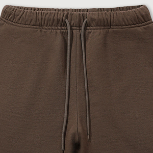 Custom Heavyweight French Terry Casual Baggy Cotton <b>Elastic</b> Waist Solid Quick Dry Breathable Sports Shorts for Men - Product Image 4