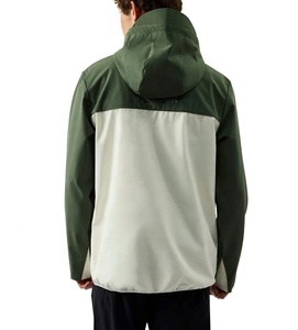 เสื้อแจ็คเก็ตผู้ชายแบบ Anorak ขายส่ง เสื้อกันลมมีฮู้ด เสื้อกันฝน คุณภาพสูง เสื้อผ้ากีฬา โพลีเอสเตอร์ เสื้อแจ็คเก็ตผู้ชาย - Product Image 2