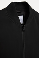 Blouson Bomber Homme Hiver Personnalisé avec Logo, en Toile Respirante Enduite, Fermeture Éclair, Coupe-Vent, Manches Longues, Col Mandarin en Fourrure de Mouton, Style Décontracté