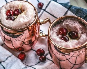 Hammered copper beverage <b>mug</b> collection ruby meadow drink cups reusable cocktail <b>mugs</b> premium durable - Product Image 3