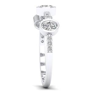 Anillos de Compromiso de Plata de Ley 925 con Moissanita para Mujer, Precio al por Mayor REYES, Oro de 10K, 14K y 18K, Joyería de Diseño Exclusivo - Product Image 3