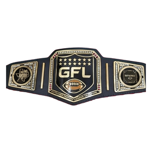 Cinturón de Campeonato Personalizado de la Liga de Fútbol de Fantasía Gutierrez, Trofeo de Fútbol de Fantasía de Alta Calidad - Product Image 1